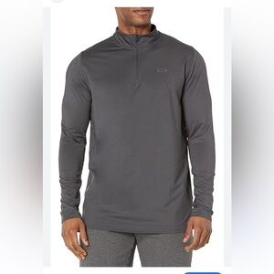 Oakley Gray Long Sleeve Performance Tee